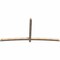 Ekena Millwork Bellingham Smooth Timber Gable Bracket, Douglas Fir, 108"W x 54"H x 3 1/2"D x 3 1/2"F, 12/12 Pitch GBW108X54X0404BEL00SDF - alternate 2